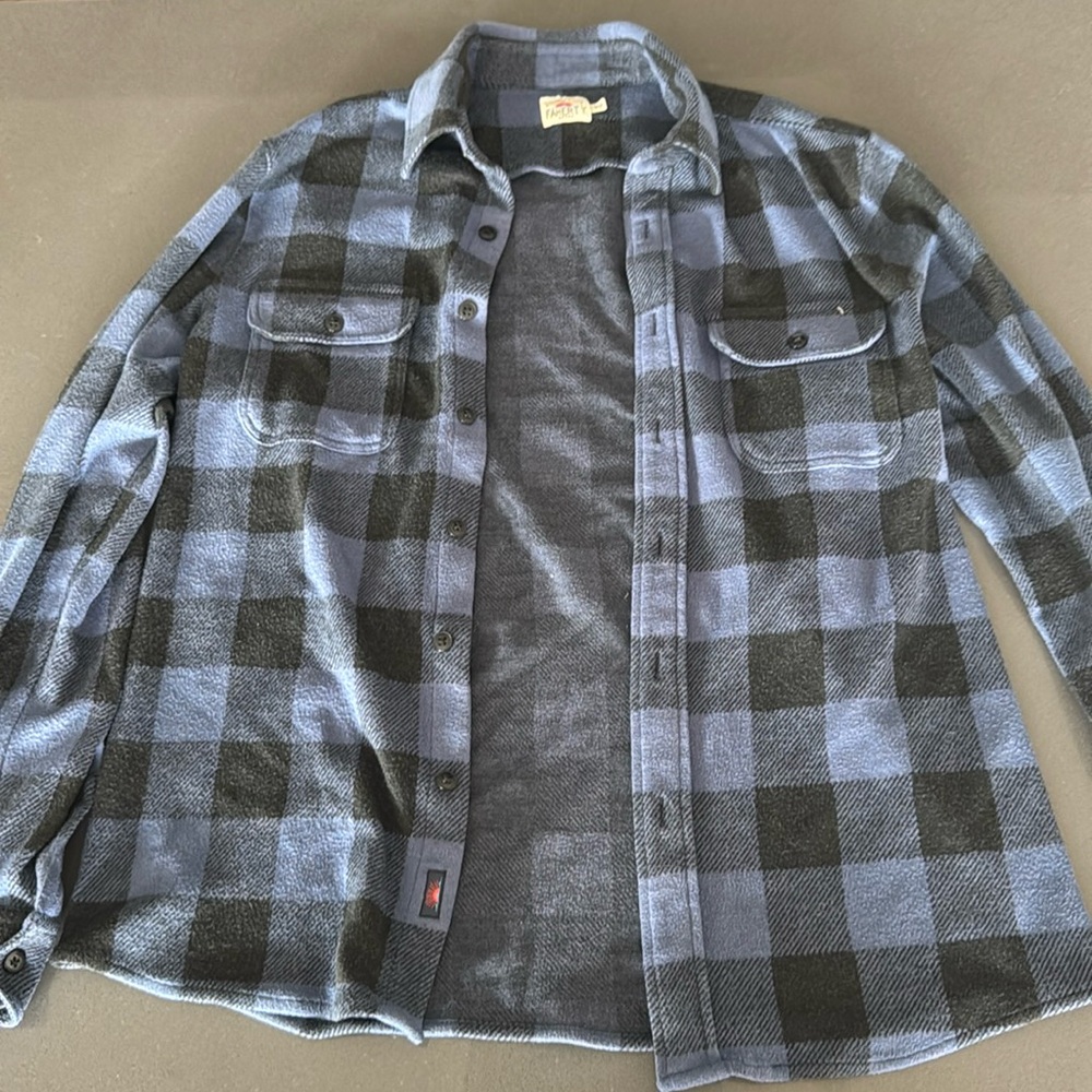 Faherty Mens Flannel Size M